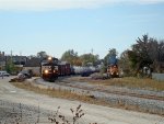 NS 9182 NB comes around the bend past the L504 power